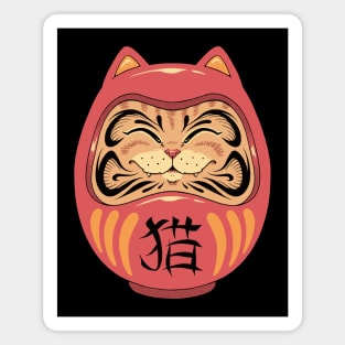 Neko Daruma Magnet